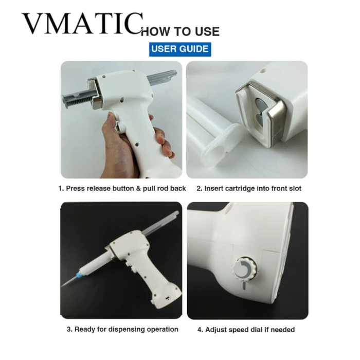 Free Shipping 50ml 1:1 & 2:1 Two Component Electric AB Caulk Gun Cordless Rechargeable Epoxy Resin Glue Applicator With Adjustable Speed - Image 5